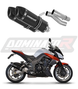 Kawasaki Z1000 2010 - 2013 Schalldämpfer Auspuff HP1 BLACK + dB killer