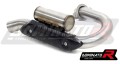 CRF 250 R Exhaust Header Head pipe Linkpipe Downpipe Kolano with PowerBomb 2011 - 2013 dominator x