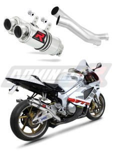 Honda VTR 1000 SP1 1998 - 2001 Schalldämpfer Auspuff GP1 + dB killer medium