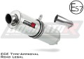 Auspuff Schalldämpfer DOMINATOR homologiert rund passend für Kawasaki ZX10R 2011  2015 3