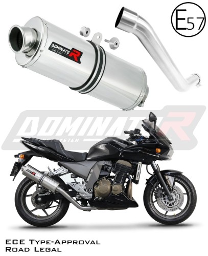 Auspuff Schalldämpfer DOMINATOR homologiert OV passend für Kawasaki Z750 2004  2006 6