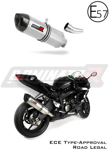 Auspuff Schalldämpfer DOMINATOR homologiert HP1 passend für Kawasaki ZX6R 636 2009  2020 5
