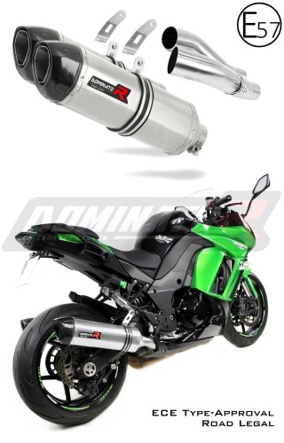 Auspuff Schalldämpfer DOMINATOR homologiert HP1 passend für Kawasaki Z1000 SX 2017  2020 5