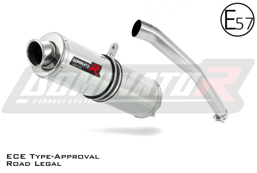 Auspuff Schalldämpfer DOMINATOR homologiert rund passend für Yamaha YZF R6 1999  2002 3