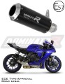 Auspuff Schalldämpfer DOMINATOR homologiert GP schwarz passend für Yamaha YZF R1 1000 RN65 2020  2022 6