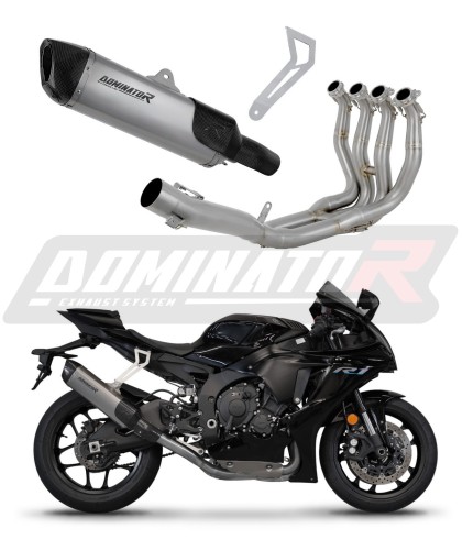 komplette Auspuffanlage mit Schalldämpfer DOMINATOR Titan Full System HP6 passend für YZF R1 1000 RN49 2017  2019 6