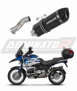 BMW R1150GS Schalldämpfer Auspuff HP1 BLACK + dB killer medium