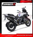 Auspuff Schalldämpfer DOMINATOR HP7 schwarz passend für BMW R1200GS Adventure 2013  2018 4