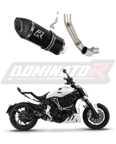 Auspuff Schalldämpfer DOMINATOR HP5 schwarz passend für Ducati XDiavel S 2016  2021 6