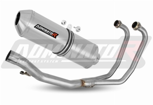 kompletny układ wydechowy z tłumikiem DOMINATOR Full System OVR pasujący do motocykla Suzuki GS 500E 1989 - 2009