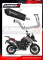 komplette Auspuffanlage mit Schalldämpfer DOMINATOR Full System HP7 schwarz passend für Benelli TRK 702 / TRK 702X 2023  2024