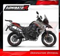 komplette Auspuffanlage mit Schalldämpfer DOMINATOR Full System HP7 schwarz passend für Benelli TRK 702 / TRK 702X 2023  2024 3