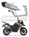 Benelli TRK 702 X 2023 - 2024 EXHAUST Muffler Auspuff Sportauspuff Silencer Echappement Silencieux Scarico Scarichi Escape Wydech Tłumik HP7 Titanium Dominator Exhaust System x