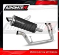 komplette Auspuffanlage mit Schalldämpfer DOMINATOR Full System P7 schwarz passend für Benelli TRK 702 / TRK 702X 2023  2024 2