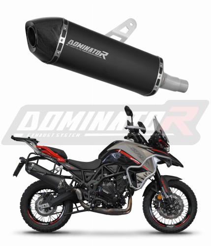 Auspuff Schalldämpfer DOMINATOR HP7 schwarz passend für Benelli TRK 702 / TRK 702X 2023  2024 5