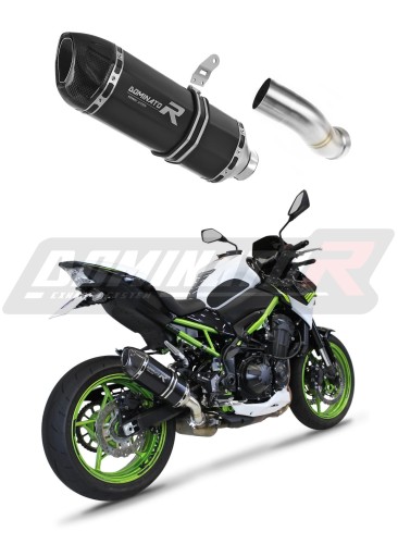 Auspuff Schalldämpfer DOMINATOR homologiert HP1 schwarz passend für Kawasaki Z 900 A2 2020  2024