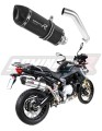 wydech tłumik DOMINATOR Homologowany CZARNY HP1 pasujący do motocykla BMW F850GS Adventure 2016 - 2020