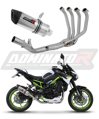 komplette Auspuffanlage mit Schalldämpfer DOMINATOR Full System HP6 passend für Kawasaki Z 900 2017  2019