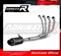 kompletny układ wydechowy z tłumikiem DOMINATOR Full System HP3 CZARNY pasujący do motocykla Kawasaki Z 900 A2 2017 - 2019 3