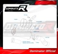 wydech tłumik DOMINATOR GP pasujący do motocykla Kawasaki Z 900 A2 2017 - 2019 7