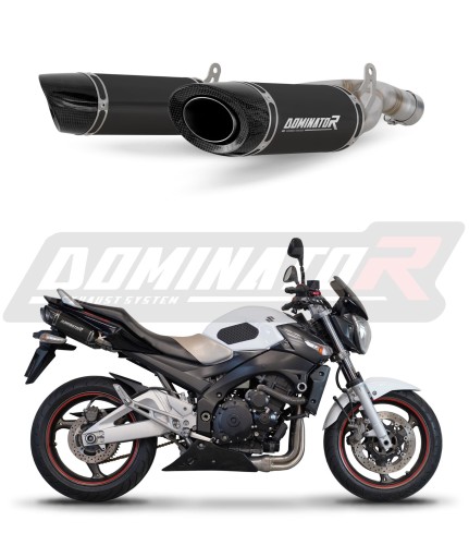 Auspuff Schalldämpfer DOMINATOR HP8 schwarz passend für Suzuki GSR 600 2006  2011