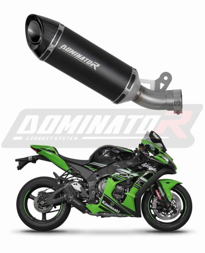 Auspuff Schalldämpfer DOMINATOR HP8 schwarz passend für Kawasaki ZX10R 2016  2020
