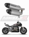 Auspuff Schalldämpfer DOMINATOR Titan HP8 passend für TRIUMPH ROCKET 3 GT 2019  2024