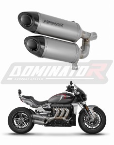 TRIUMPH ROCKET 3 GT 2019 - 2024 Schalldämpfer Auspuff Titan HP8 + dB killer