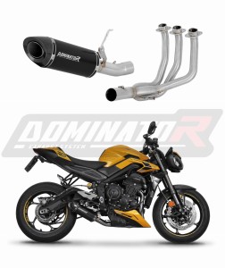 Triumph STREET TRIPLE 765 S / R / RS 2023 - 2024 Auspuffanlagen Schalldämpfer HP8 BLACK + dB killer