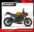 kompletny układ wydechowy z tłumikiem DOMINATOR Full System HP8 CZARNY pasujący do motocykla Triumph STREET TRIPLE 765 S / R / RS 2023 - 2024 2