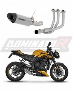 Triumph STREET TRIPLE 765 S / R / RS 2023 - 2024 Auspuffanlagen Schalldämpfer Titan HP8 + dB killer