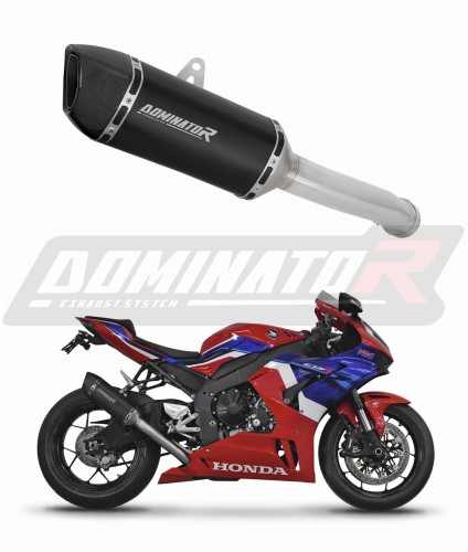 Auspuff Schalldämpfer DOMINATOR HP6 schwarz passend für Honda CBR 1000RRR Fireblade / SP 2020  2024