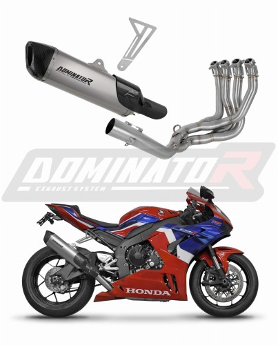 komplette Auspuffanlage mit Schalldämpfer DOMINATOR Full System Titan HP6 passend für Honda CBR 1000RRR Fireblade / SP 2020  2024