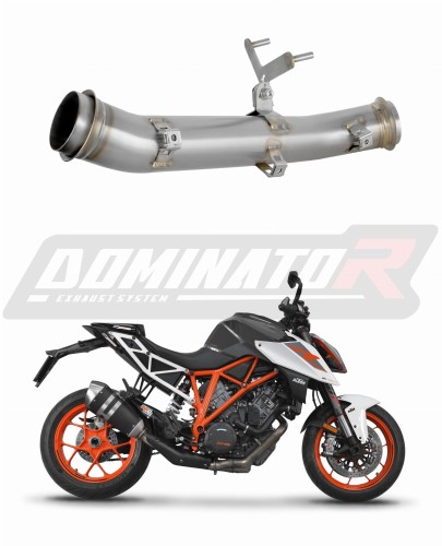 decat Mittelschalldämpfer DOMINATOR Mid Pipe passend für 1290 SUPER DUKE R 2017  2019 2