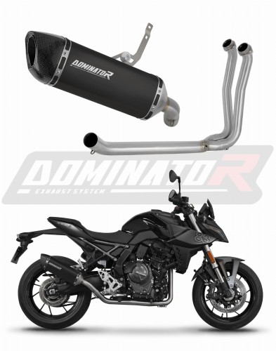 komplette Auspuffanlage mit Schalldämpfer DOMINATOR Full System HP6 schwarz passend für Suzuki GSX8S / 8R 2022  2024 6