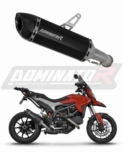 Auspuff Schalldämpfer DOMINATOR HP5 schwarz passend für Ducati HYPERSTRADA 821 2013  2015