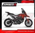 Auspuff Schalldämpfer DOMINATOR HP5 schwarz passend für Ducati HYPERSTRADA 821 2013  2015 4