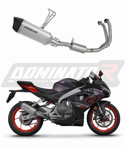 Aprilia RS 457 Exhaust Muffler Manifold Collector Auspuff Sportauspuff Silencer Echappement Silencieux Scarico Marmitta Scarichi Escape Wydech Tłumik Kolektor HP6 DOMINATOR Full Exhaust System x