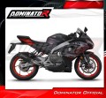 kompletny układ wydechowy z tłumikiem DOMINATOR Full System HP6 CZARNY pasujący do motocykla Aprilia RS 457 2024 - 2026 4