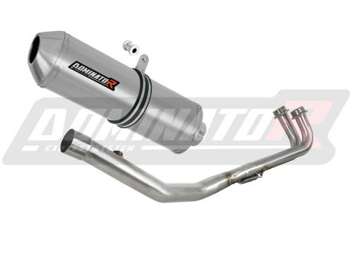 komplette Auspuffanlage mit Schalldämpfer DOMINATOR Full System OVR passend für Yamaha XP 530 TMAX 2012  2016