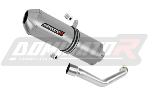 Auspuff Schalldämpfer DOMINATOR OVR passend für SUZUKI BURGMAN 400 2003  2006