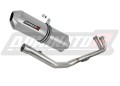 komplette Auspuffanlage mit Schalldämpfer DOMINATOR Full System OVR passend für YAMAHA TMAX 500 2008  2011