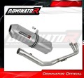 komplette Auspuffanlage mit Schalldämpfer DOMINATOR Full System OVR passend für YAMAHA TMAX 500 2008  2011 2