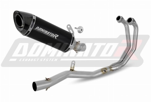 komplette Auspuffanlage mit Schalldämpfer DOMINATOR Full System HP8 schwarz passend für Yamaha MT03 2020  2023 2