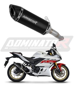 Yamaha YZF-R3 2019 - 2024 Schalldämpfer Auspuff HP8 BLACK + dB killer medium