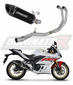 Yamaha YZF-R3 2019 - 2024 Auspuffanlagen Schalldämpfer HP8 BLACK + dB killer medium