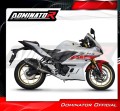 kompletny układ wydechowy z tłumikiem DOMINATOR Full System HP8 CZARNY pasujący do motocykla Yamaha YZF-R3 2019 - 2024 6
