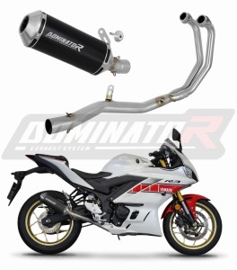 Yamaha YZF-R3 2019 - 2024 Auspuffanlagen Schalldämpfer OV G2 BLACK + dB killer medium