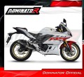 komplette Auspuffanlage mit Schalldämpfer DOMINATOR Full System OV G2 schwarz passend für Yamaha YZFR3 2019  2024 6