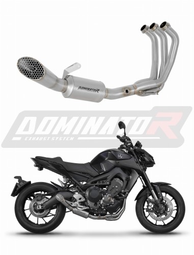 komplette Auspuffanlage mit Schalldämpfer DOMINATOR Full System GP3 passend für Yamaha MT09 2013  2016